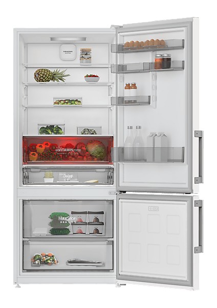 Grundıg Gpknd 552 E Enerji Sınıfı 551 L Duo No-Frost Alttan Donduruculu Buzdolabı Beyaz modelleri