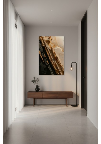Modern Minimalist Soyut Kaya Formasyonu Kanvas Tablo | Yüksek Çözünürlük fiyatları
