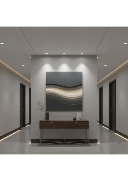 Minimalist Bej ve Kahve Tonları Kanvas Tablo - Şık Ev ve Ofis Dekoru fiyatları