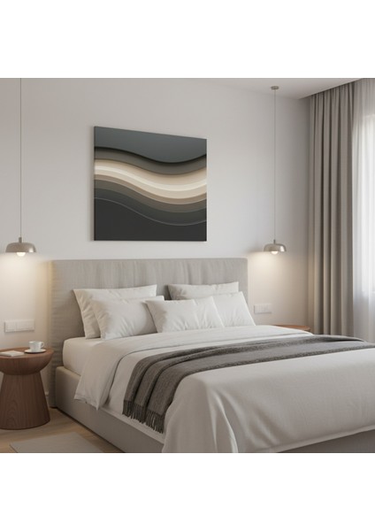 Minimalist Bej ve Kahve Tonları Kanvas Tablo - Şık Ev ve Ofis Dekoru modelleri