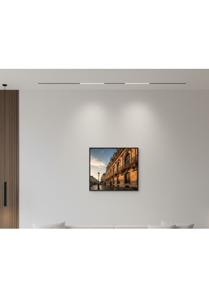 Avrupa Sokak Çerçeveli Tablo | Tarihi Bina ve Şehir Manzarası Modern Çerçeveli Tablo modelleri