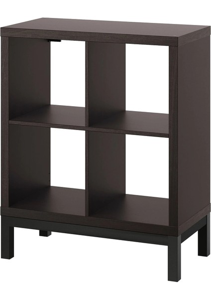 Kallax Açık Raf Ünitesi Venge Siyah 77 x 94 cm