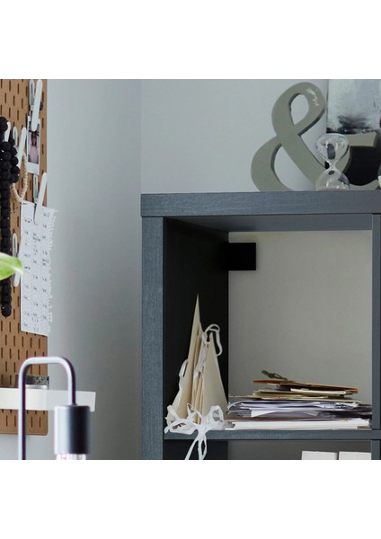 Kallax Açık Raf Ünitesi Venge Siyah 77 x 94 cm indirimleri