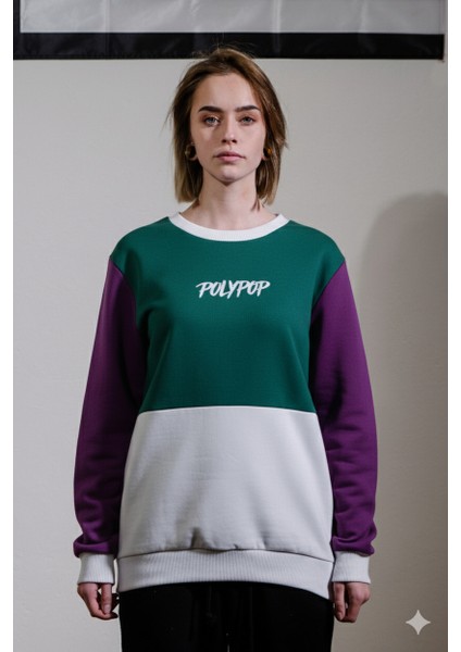 Cut And Sew Relaxed Fit Crewneck Sweatshirt modelleri