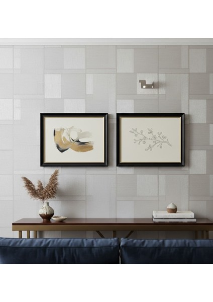 2'li Modern Soyut ve Botanik Çizim Çerçeveli Tablo Seti, Minimalist ve Şık 2'li Tablo fiyatları