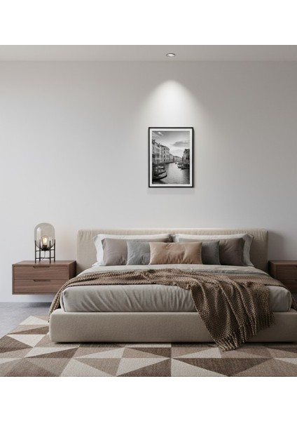 Italya Venedik Temalı Çerçeveli Tablo| Salon ve Yatak Odası Siyah Beyaz Tablo Çerçeveli modelleri