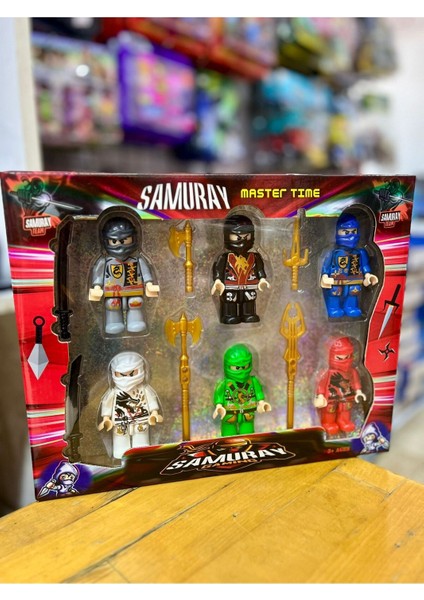 Ninja Samuray Dövüşçüler 12 Parça Eklemli Aksiyon Figür Seti – Savaş Askerleri Oyuncak Seti