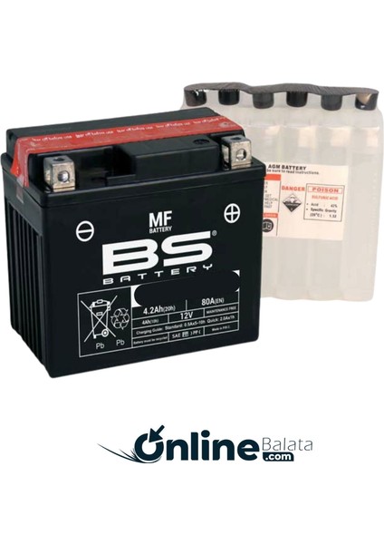 Tvs Raider 125 Akü Bs Batery BS5L