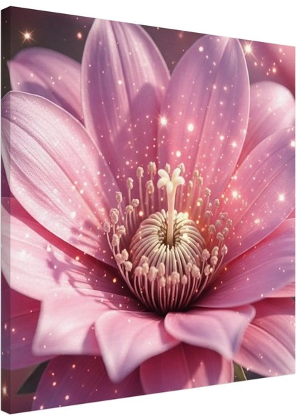 Modern Çiçek Tablosu,yatak Odası ve Salon Için Modern Pembe Çiçek Tablosu,pembe Lotus Tablo modelleri