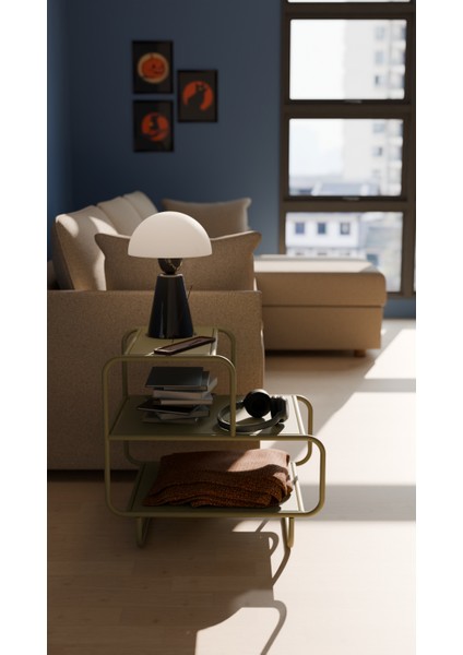 Mintlife Metal Yan Sehpa /komodin