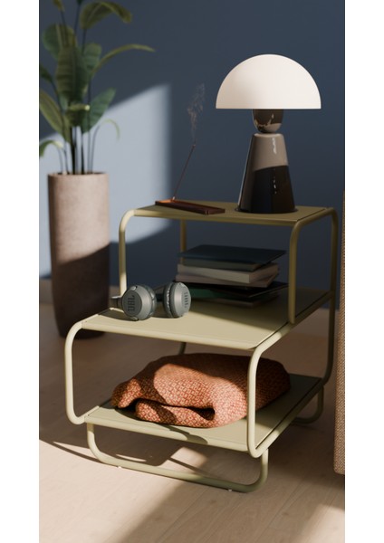 Mintlife Metal Yan Sehpa /komodin fırsatları