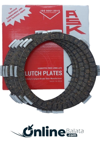 Tvs Raider 125 Debriyaj Balatası Ask Hindistan ASK125