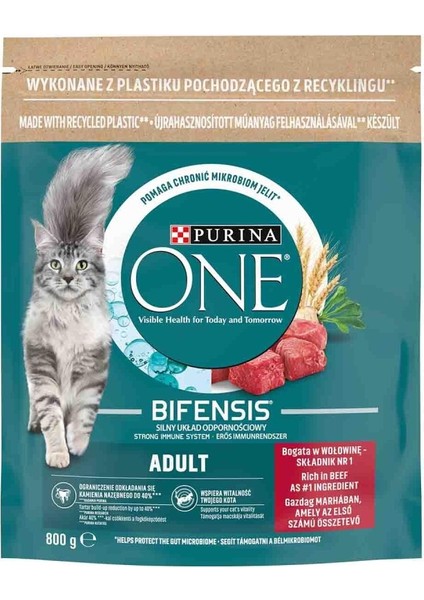 Sığır Etli Yetişkin Kedi Maması 800 gr