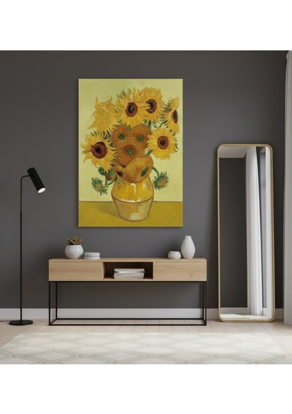 Vincent Van Gogh - Ayçiçekleri Reprodüksiyon Kanvas Tablo | Post-Empresyonist Sanat Dekoru modelleri