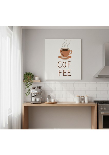 Kahve Temalı Mutfak Kanvas Tablo | Minimalist Kahve Temalı Mutfak Kanvas Tablo | fiyatları