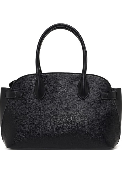 Kadın Siyah Uzun Askılı Desenli Kol Çantası 25WBD285614 modelleri