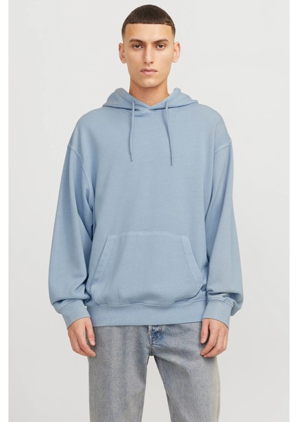 Essentials Jjecharge Pamuklu Oversize Fit Kapüşonlu Sweat Erkek Sweat 12268272