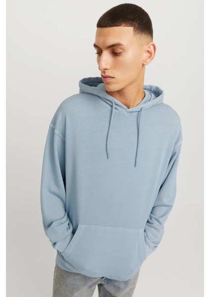 Essentials Jjecharge Pamuklu Oversize Fit Kapüşonlu Sweat Erkek Sweat 12268272 fırsatları