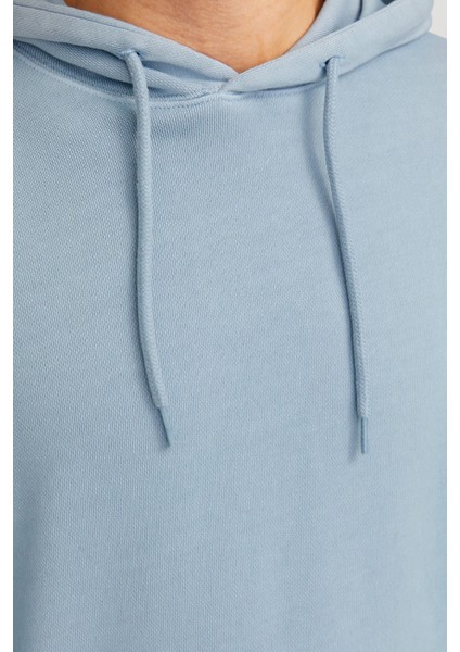 Essentials Jjecharge Pamuklu Oversize Fit Kapüşonlu Sweat Erkek Sweat 12268272 indirimleri