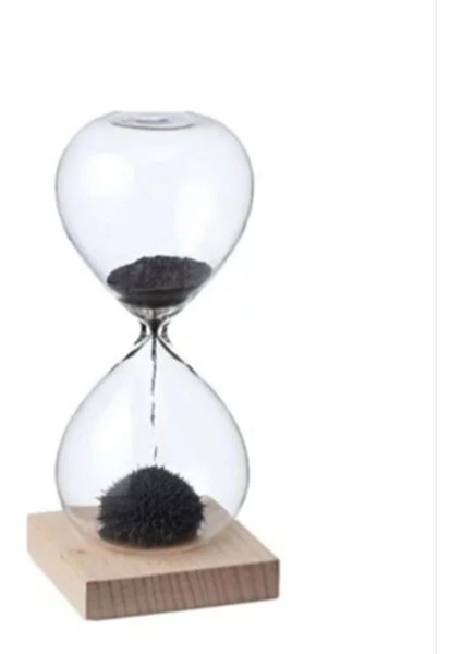 Manyetik Kum Saati – Dekoratif Masa Aksesuarı, Manyetik Metal Kumlu Zaman Ölçer, Ahşap Tabanlı (1 Dakikalık) fiyatları