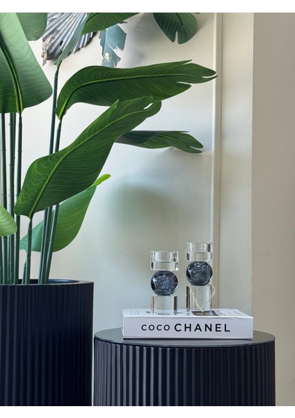 Kristal Baloncuklu Şamdan Füme