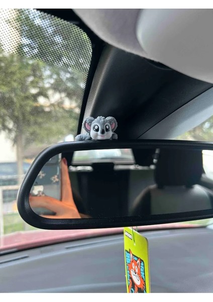 3'lü Sevimli Koala Torpido Süsü - Dikiz Ayna Süsü - Araç Içi Aksesuarı