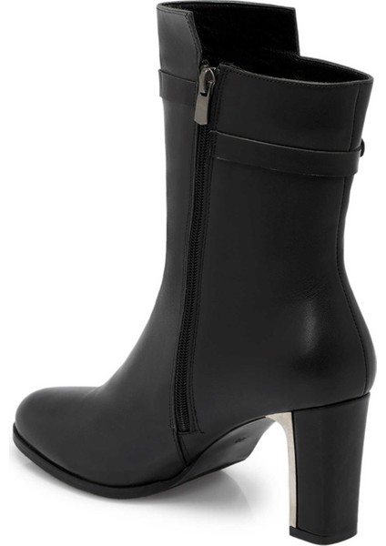 Siyah Hakiki Deri Kadın Klasik Bot - K24K1BT67523-A23 fiyatları