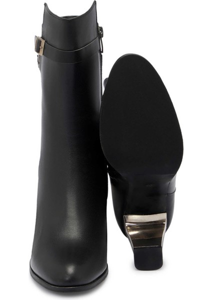 Siyah Hakiki Deri Kadın Klasik Bot - K24K1BT67523-A23 fırsatları