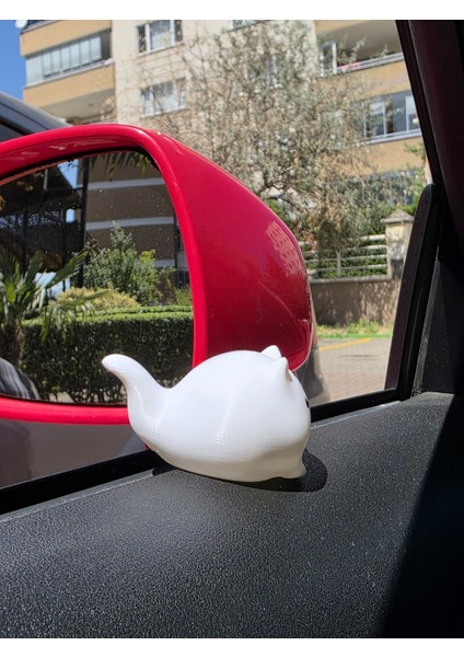 4'lü Sevimli Şişman Kedi - Dekoratif Torpido Süsü - Mini Hediyelik Sevimli Kedi modelleri