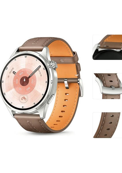 Huawei Watch Gt6 Pro/gt6/gt5 Pro/gt4/gt3 Pro/gt3 46MM Uyumlu Offical Pu Deri Kordon Kayış modelleri