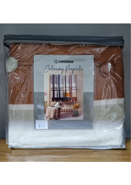 Colorway Ponponlu Tek Kişilik Battaniye fiyatları