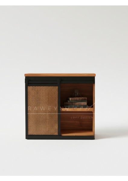 Genus Doğal Ahşap Sürgülü Konsol 80CM modelleri