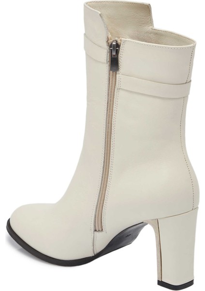 Bej Deri Kadın Klasik Bot - K24K1BT67523-A25 fiyatları