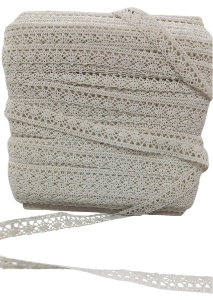 kopanaki dantel en 6 cm krem 10 metre