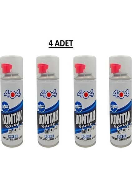 Kontak Sprey Yağsız 200 ml 4 Adet