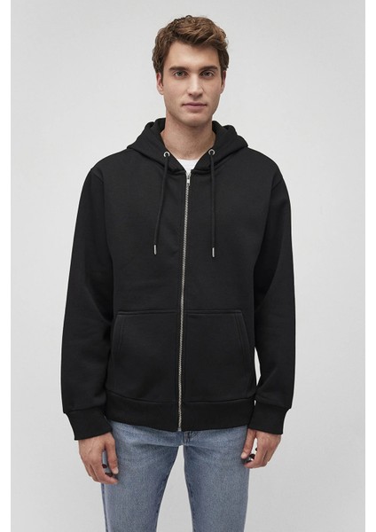 Pamuklu Loose Fit Kapüşonlu Cepli Sweat Erkek Sweat 0S10277 modelleri