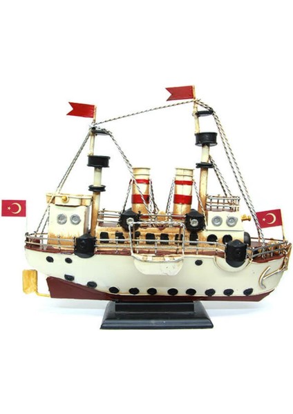 Dekoratif Retro Metal Buharlı Gemi Vintage 34CM No.1 fiyatları