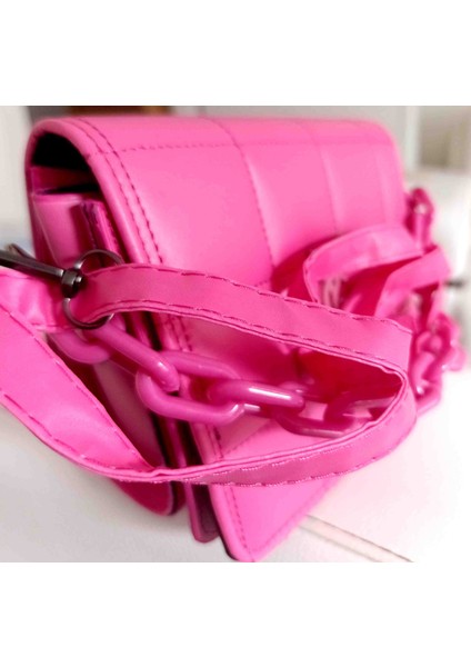 Zincirli Kadın El ve Omuz Çantası