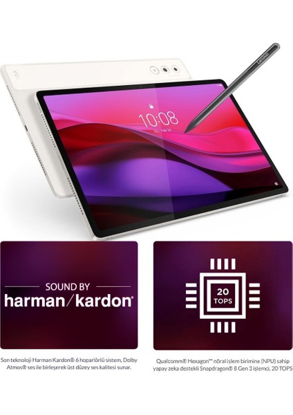 Yoga Tab Plus 3.3ghz Işlemci 16GB Bellek 512GB Depolama 12.7inch' 3k 144Hz Ekran- Premium Tablet + Kalem + Klavye fiyatları