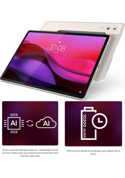 Yoga Tab Plus 3.3ghz Işlemci 16GB Bellek 512GB Depolama 12.7inch' 3k 144Hz Ekran- Premium Tablet + Kalem + Klavye modelleri
