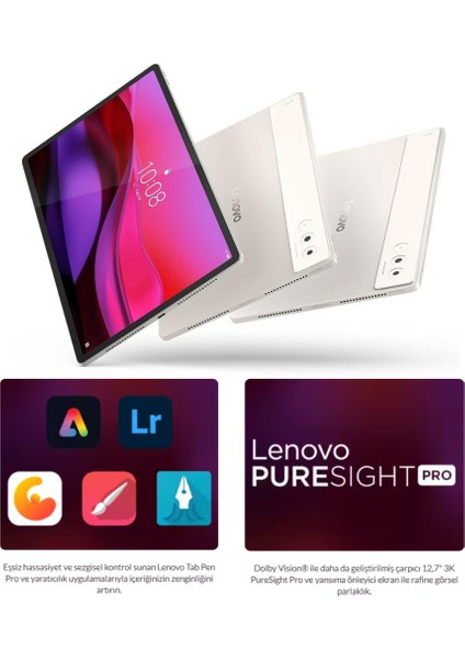 Yoga Tab Plus 3.3ghz Işlemci 16GB Bellek 512GB Depolama 12.7inch' 3k 144Hz Ekran- Premium Tablet + Kalem + Klavye fırsatları