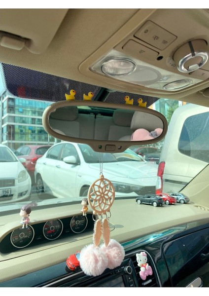 4'lü Ördekler Set Otomobil Aksesuarı - Otomobil Ayna Aksesuarı - Ayna Süsü Dörtlü Ördek Seti