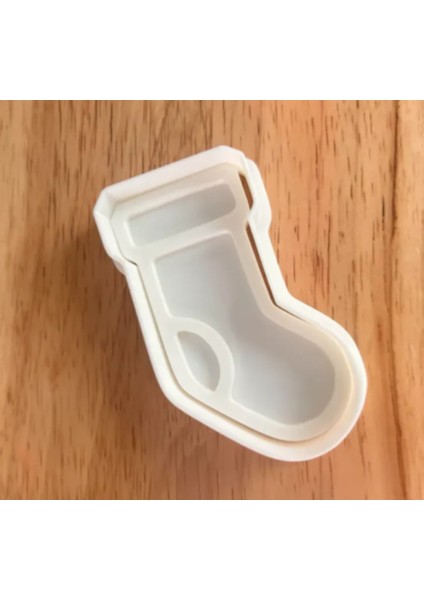 3D Baskı Noel Çorabı Kurabiye Kalıbı | Yılbaşı Temalı Cookie Cutter