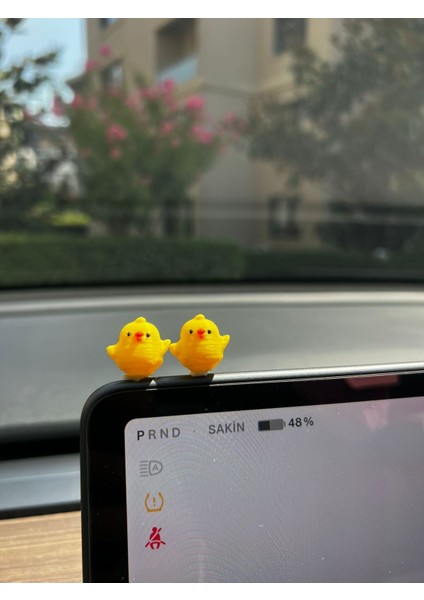 4'lü Mini Civciv - Dekoratif Torpido Aksesuarı - Dikiz Aynası Süsü fiyatları