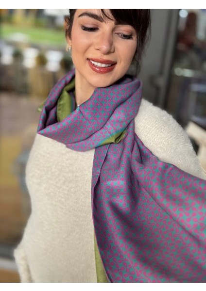 Siyane Fiona Digital Pamuk Şal