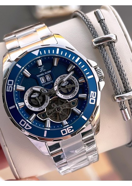 Otomatik Mekanizma Takvimli Kadran Kadranlı 2 Yıl Garantili Erkek Kol Saati OTM.13754.6