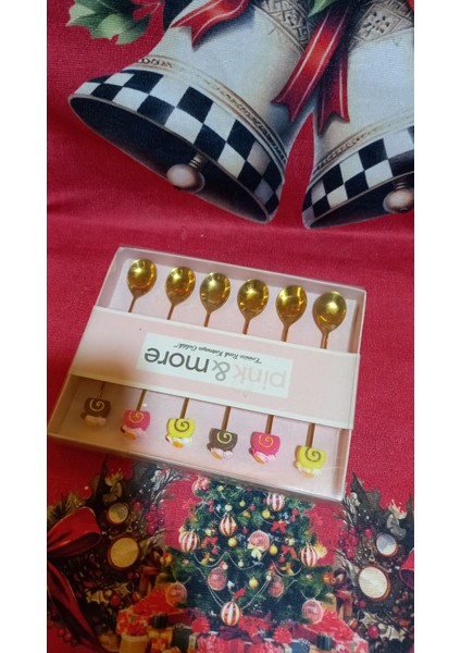 Çay Kaşık 6 Lı Gold Neşeli