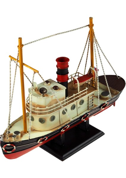 Dekoratif Retro Metal Balıkçı Teknesi Vintage 33CM No.2 indirimleri