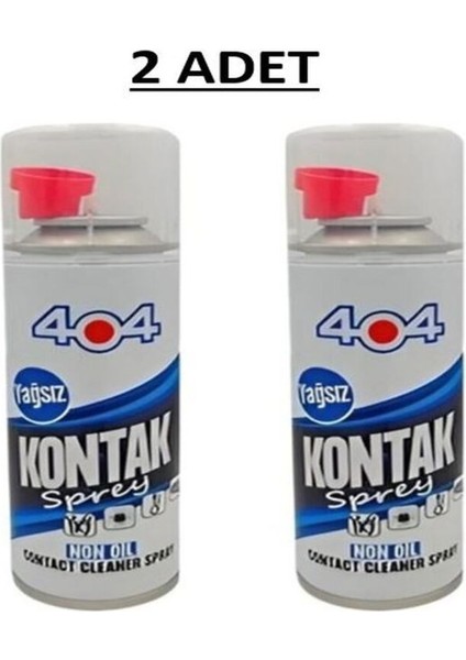 Kontak Sprey Yağsız 200 ml 2 Adet