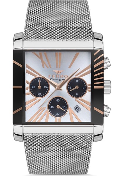 Erkek Çelik Hasır Kordon Kol Saati Çelik Kasa Paslanmaz Çelik Su Geçirmez 2 Yıl Garantili Fonksiyonlar Aktif Çalışır Kutulu Hızlı Teslimat Premium Kare Model